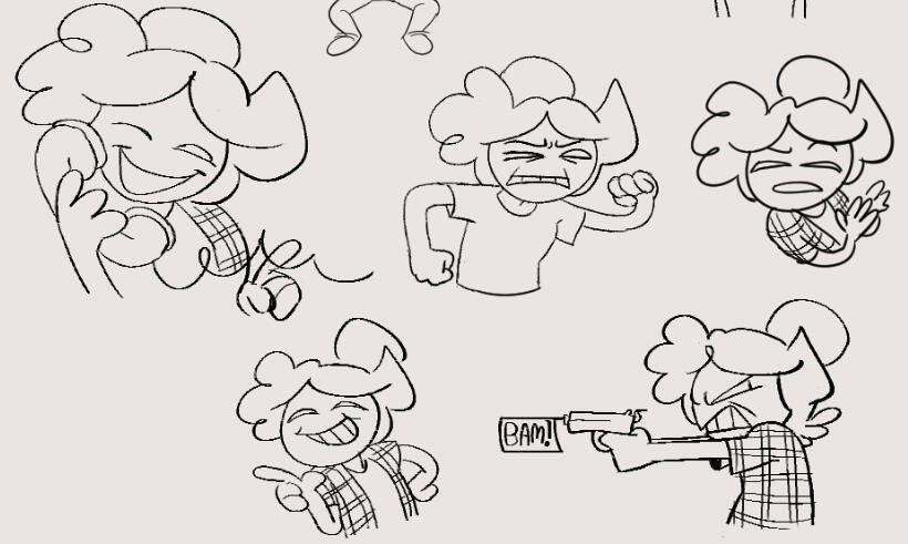 random rene doodles