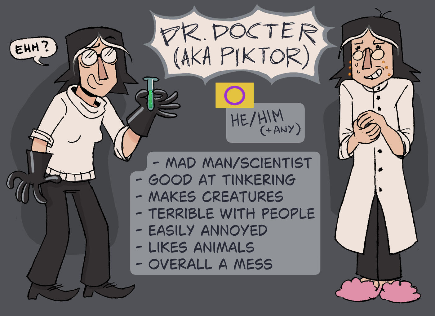 A mad scientist