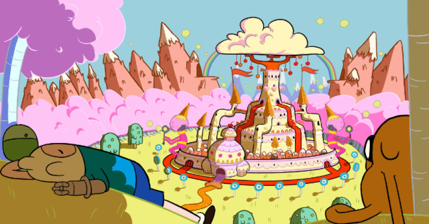adventure time background
